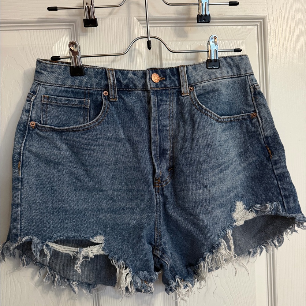 Wild Fable Blue Distressed Jean Shorts